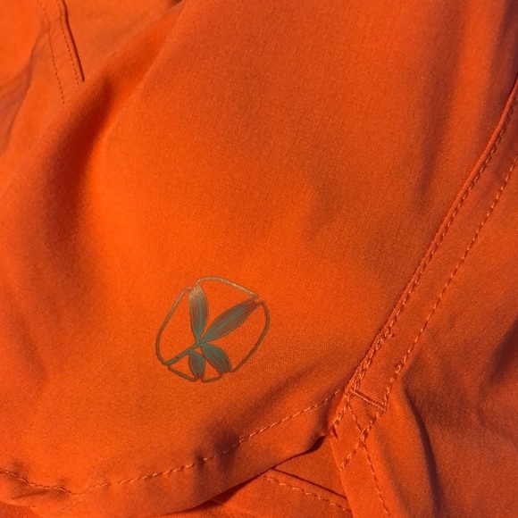 Carve Designs Bali Shorts XL Pull-On Drawstring Orange Athleisure Sporty Yoga - Picture 7 of 10